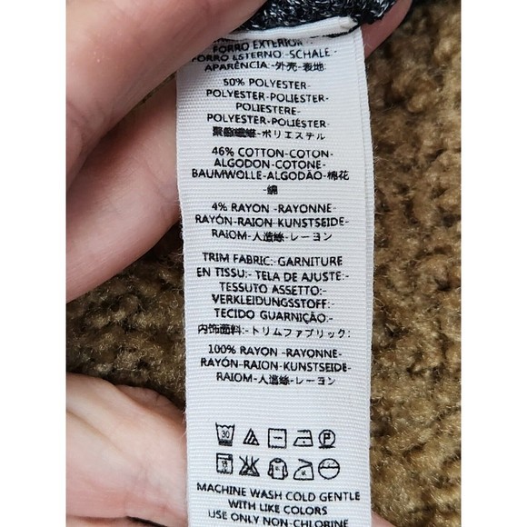 Free People We The Free Grey Blossom Waffle Knit Thermal Top Boho Hippi Size S - Picture 8 of 12